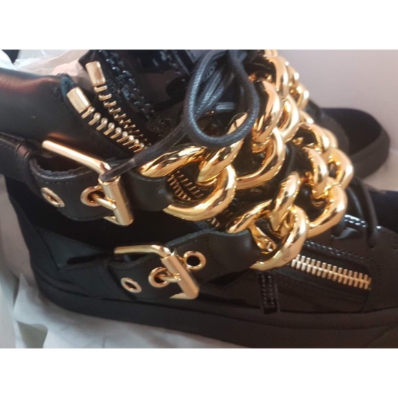 {SOLD} Giuseppe Zanotti Double Gold Chain - Picture 3 of 8